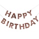 Rose Gouden Happy Birthday Slinger Franjes 1,5m Rose Gouden Happy Birthday Slinger Franjes 1,5m