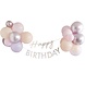 Happy Birthday Slinger Met Ballonnen 1,5m Happy Birthday Slinger Met Ballonnen 1,5m