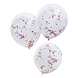 Gekleurde Confetti Ballonnen Confetti 45cm 3st Gekleurde Confetti Ballonnen Confetti 45cm 3st