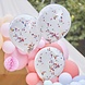 Gekleurde Confetti Ballonnen Confetti 45cm 3st Gekleurde Confetti Ballonnen Confetti 45cm 3st