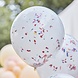 Gekleurde Confetti Ballonnen Confetti 45cm 3st Gekleurde Confetti Ballonnen Confetti 45cm 3st