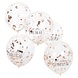 Confetti Ballonnen Team Bride 30cm 5st Confetti Ballonnen Team Bride 30cm 5st