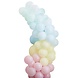 Gekleurde Ballonnenboog Pastel Gekleurde Ballonnenboog Pastel