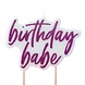 Fuchsia Kaars Birthday Babe Glitter 11cm Fuchsia Kaars Birthday Babe Glitter 11cm