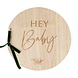 Gastenboek Hey Baby Hout 22cm Gastenboek Hey Baby Hout 22cm