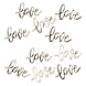 Gouden Confetti Love 6,5cm Gouden Confetti Love 6,5cm