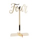 Gouden Tafelnummers 20cm 12st Gouden Tafelnummers 20cm 12st