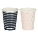 Gender Reveal Bekers 13,5cm 8st Gender Reveal Bekers 13,5cm 8st