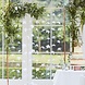 Witte Hangdecoratie Bloemen Slinger Set 1,8m Witte Hangdecoratie Bloemen Slinger Set 1,8m