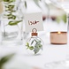 Eucalyptus Bauble place card holder with white place cards Eucalyptus Bauble place card holder with white place cards