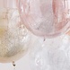 Gekleurde Ballonnen Metallic Glitter 45cm 3st Gekleurde Ballonnen Metallic Glitter 45cm 3st