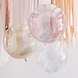 Gekleurde Ballonnen Metallic Glitter 45cm 3st Gekleurde Ballonnen Metallic Glitter 45cm 3st
