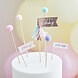 Happy Birthday Cocktailprikkers 18cm Happy Birthday Cocktailprikkers 18cm