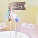 Happy Birthday Cocktailprikkers 18cm Happy Birthday Cocktailprikkers 18cm