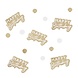 Happy Birthday Tafelconfetti Goud/Wit Happy Birthday Tafelconfetti Goud/Wit