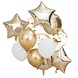 Gouden Ballonnen Set Ballonnen 30cm 12st Gouden Ballonnen Set Ballonnen 30cm 12st
