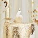 Goud Witte Kaars 6 Jaar 5cm Goud Witte Kaars 6 Jaar 5cm