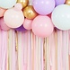 Gekleurde Hangdecoratie Slinger Met Ballonnen 3m Gekleurde Hangdecoratie Slinger Met Ballonnen 3m
