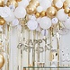Hangdecoratie Slinger Goud/Wit 2m Hangdecoratie Slinger Goud/Wit 2m