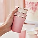 Bekers Ombre Roze 260ml 8st Bekers Ombre Roze 260ml 8st