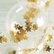 Gouden Confetti Ballonnen Sterren 30cm 5st Gouden Confetti Ballonnen Sterren 30cm 5st