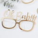 Gouden Bril Oh Baby 16,5cm 8st Gouden Bril Oh Baby 16,5cm 8st