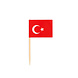 Cocktailprikkers Turkije 8cm 50st Cocktailprikkers Turkije 8cm 50st