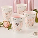 Gekleurde Bekers Team Bride 266ml 8st Gekleurde Bekers Team Bride 266ml 8st