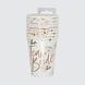 Gekleurde Bekers Team Bride 266ml 8st Gekleurde Bekers Team Bride 266ml 8st