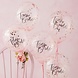 Ballonnen Team Bride 30cm 5st Ballonnen Team Bride 30cm 5st