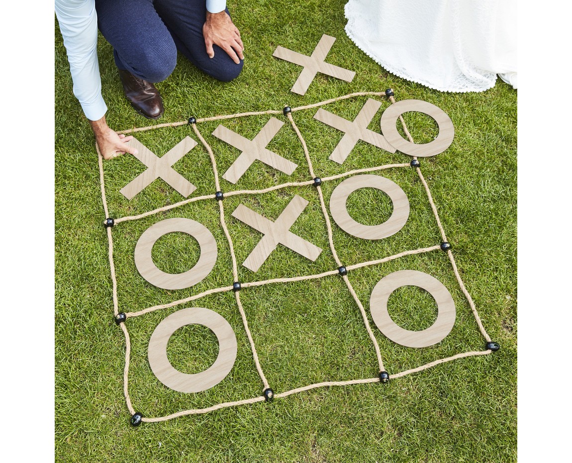 Spel Boter, Kaas En Eieren Hout 1m - Partywinkel