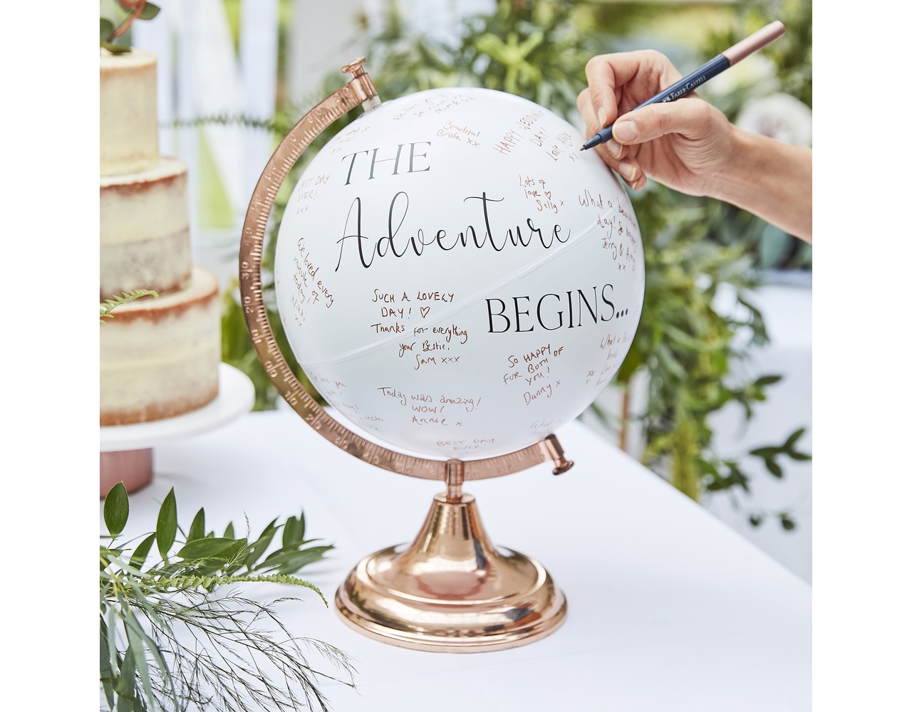 Guest Book Globe Partywinkel