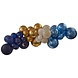 Balloon Garland Mixed Chromes with Hanging Moons & Stars Navy, Gold & White Balloon Garland Mixed Chromes with Hanging Moons & Stars Navy, Gold & White