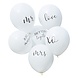 Bruiloft Ballonnen 30cm 6st Bruiloft Ballonnen 30cm 6st