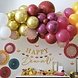 Gekleurde Ballonnenboog Met Papieren Waaiers Gekleurde Ballonnenboog Met Papieren Waaiers
