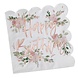 Happy Birthday Servetten Bloemen 16,5cm 16st Happy Birthday Servetten Bloemen 16,5cm 16st