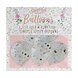 Confetti Ballonnen Bloemen 30cm 5st Confetti Ballonnen Bloemen 30cm 5st