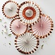 Fan Decorations Floral 5 P Fan Decorations Floral 5 P