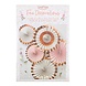 Fan Decorations Floral 5 P Fan Decorations Floral 5 P