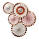 Fan Decorations Floral 5 P Fan Decorations Floral 5 P