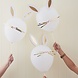 Pasen Ballonnen Konijn Diy 30cm 5st Pasen Ballonnen Konijn Diy 30cm 5st