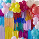 Gekleurde Wanddecoratie Slingers En Ballonnen Gekleurde Wanddecoratie Slingers En Ballonnen