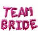 Fuchsia Letter Ballon Team Bride Leeg 45cm Fuchsia Letter Ballon Team Bride Leeg 45cm