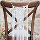 Stoeldecoratie Macrame 65cm 2st Stoeldecoratie Macrame 65cm 2st