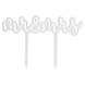 Taarttopper Mr&Mrs 11,7cm Taarttopper Mr&Mrs 11,7cm