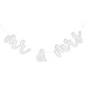 Bunting Mr & Mrs Acrylic Bunting Mr & Mrs Acrylic