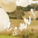 Bunting Mr & Mrs Acrylic Bunting Mr & Mrs Acrylic