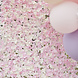Roze Wanddecoratie Bloemen 60cm Roze Wanddecoratie Bloemen 60cm