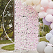 Roze Wanddecoratie Bloemen 60cm Roze Wanddecoratie Bloemen 60cm