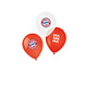 Gekleurde Fc Bayern München Ballonnen 27,5cm 6st Gekleurde Fc Bayern München Ballonnen 27,5cm 6st